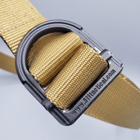 5.11 Tactical Trainer Belt 59409 Tan Nylon Men Size XL 40-42 Heavy Duty 1.5 inch - Picture 11 of 15